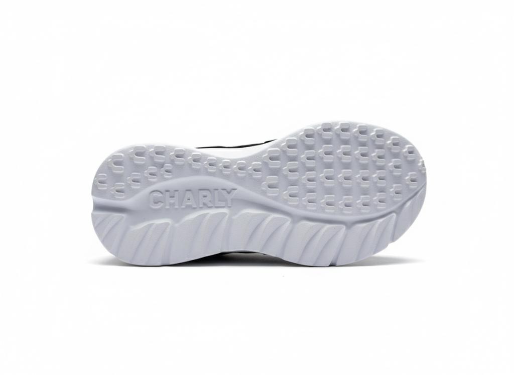 Tenis Deportivo Para Niña Charly 1098966001 - Negro Coral