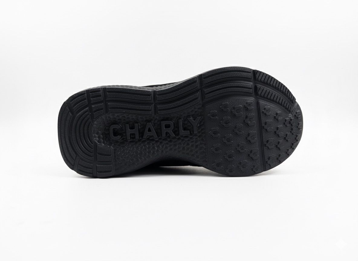 Tenis Deportivo Para Niño Charly 1098767001 - Negro Rojo